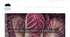 Desktop Screenshot of icecaporganics.com